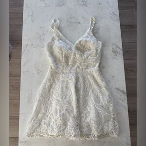 Bought at macys. Speechless white dress. Size 5